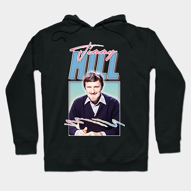 Jimmy Hill //// Retro Footy Fan Design Hoodie by DankFutura